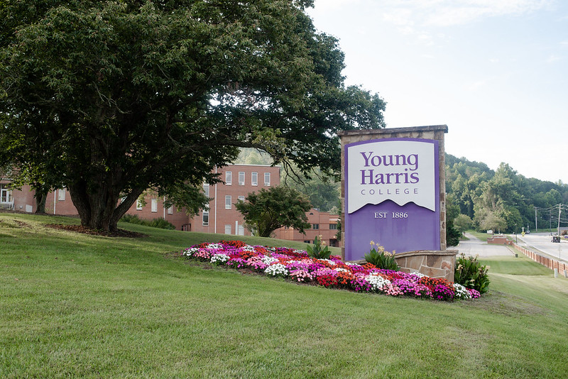 Young Harris College Signage