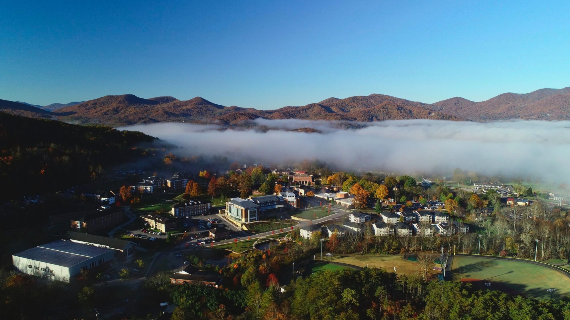 Aerial of campus