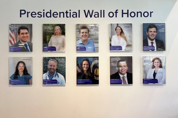 Wall of Honor Installation